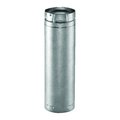 B & K DuraVent PelletVent 3 in. D X 12 in. L Stainless Steel Double Wall Stove Pipe 3PVL-12R